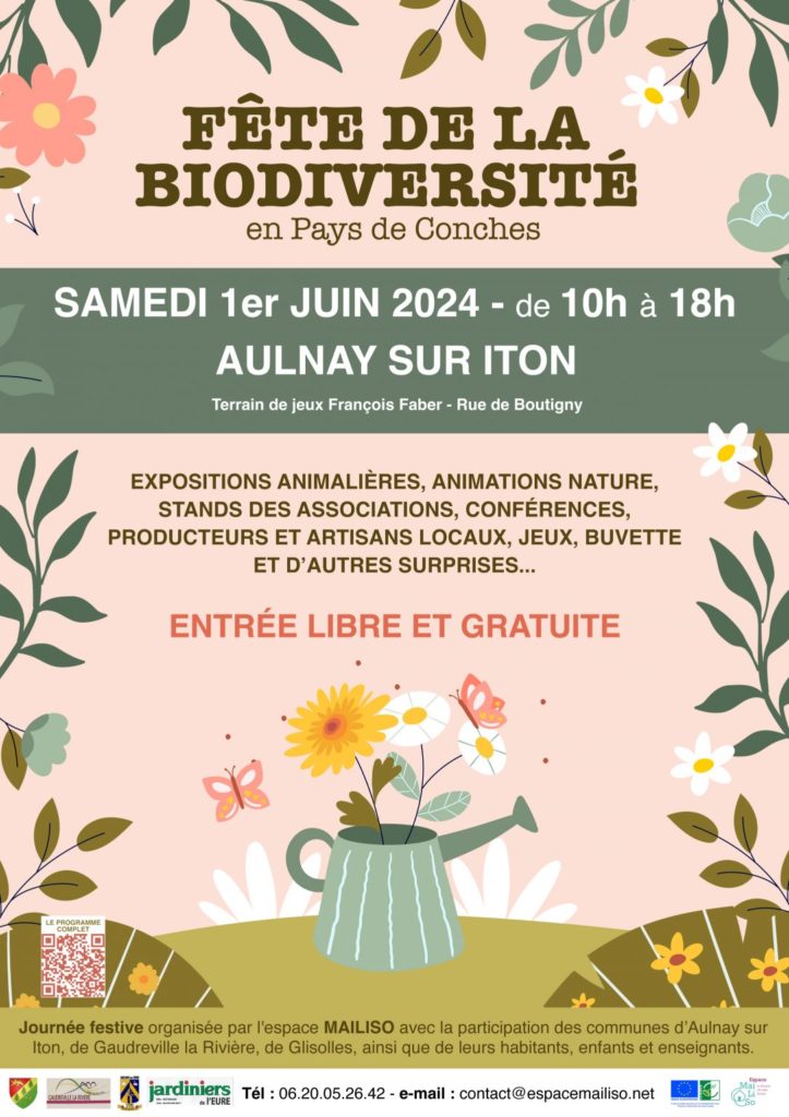 Affiche Fete De La Biodiversite 1085x1536