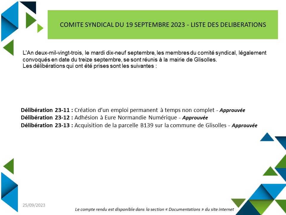 Actualité Du 25092023